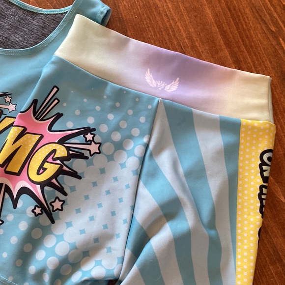 Sugar Lulu dance cheer comic super hero set XS - Picture 5 of 5